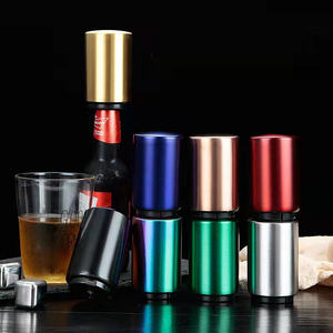 Ouvre-bouteille automatique en métal, magnétique personnalisé ouvre-bouteille rond en acier inoxydable avec aimant - Product Image 4