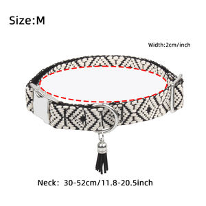 Beste Qualität Neues Hunde halsband Luxus Custom Personal isiertes Logo für kleine große Hunde Training Metalls chnalle Langlebige Haustier halsbänder - Product Image 4