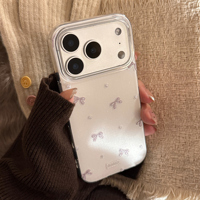 Coque de téléphone antichoc transparente anti-rayures en TPU+PC au design professionnel et élégant