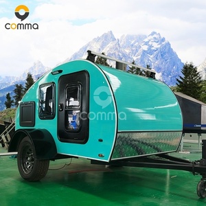 Autocaravana ligera Campervans, caravana <span class=keywords><strong>anfibia</strong></span> de lujo, remolque 4x4, con estante de techo - Product Image 1