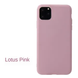 case iphone 6plus candy matte Suppliers-Groothandel Ultra-Dunne Zachte Tpu Mobiele Telefoon Geval Voor Iphone 13 11 12 Promax Schokbestendig Frosted Matte Mobiele Back cover