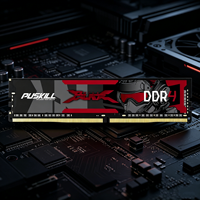 Módulo de Memoria RAM DDR4 para Ordenador de Escritorio PUSKILL, Diseño Negro y Rojo, Alto Rendimiento para Juegos, Actualización de Ordenador, 8GB 16GB 32GB 2666MHz 3200MHz