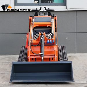 Digger Master EPA Certified <span class=keywords><strong>Mini</strong></span> Skid Steer <span class=keywords><strong>Loader</strong></span> 2-Silinder Bensin Crawler Tracks Kapasitas Bucket 0.15m Pengiriman Gratis - Product Image 6