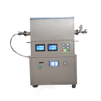 Horno de Tubo Industrial 2200C con Elementos Calefactores de MoSi2, Horno de Sinterización con Sistema de Control PLC, Alto Vacío, Certificado CE