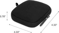 Mini pochette en néoprène avec fermeture éclair pour chargeur de téléphone, AirPods, câbles USB et écouteurs, adaptateur MagSafe, porte-clés