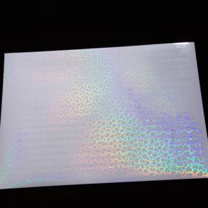 <span class=keywords><strong>Feuille</strong></span> A4 transparente en PP PVC, film de plastification à froid holographique en forme de cœur, film de plastification holographique auto-adhésif, <span class=keywords><strong>feuille</strong></span> décorative - Product Image 3