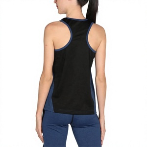 Camiseta Deportiva Personalizada para Mujer, Sin Mangas, de Secado Rápido, Transpirable, Elástica, de Color Sólido, con Logotipo Frontal, para Gimnasio, Yoga, Running, Entrenamiento - Product Image 6