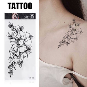 文申批发5000 + 设计防水防汗临时持久<span class=keywords><strong>2</strong></span>周玫瑰花半永久纹身 - Product Image 6