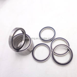 ตลับลูกปืนเม็ดกลมร่องลึกผนังบางสแตนเลส S6706-2RS S61706-2RS พร้อมซีลยาง 6706 61706-2RS ขนาด 30x37x4 มม. - Product Image 3