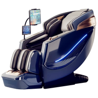 Fauteuil de massage 4D à double mouvement, zéro gravité, pour usage domestique, avec massage des pieds, vente en gros d'usine, haute qualité, pas cher