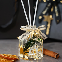 Récipient de stockage de parfum de parfum transparent vide de luxe Bouteille de diffuseur de 100ml pour le remplacement de bricolage