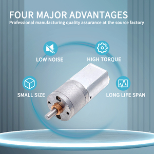 Động cơ điện nhỏ <span class=keywords><strong>12V</strong></span> DC chổi than 130 Low Rom 24V có hộp số bánh răng trụ - Product Image 3