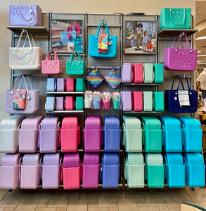 NOVEL 定制小号印花橡胶沙滩手提包防水 EVA 迷你泳池旅行手提包带孔批发 - Product Image 3