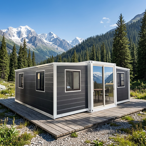 Maisons conteneurs préfabriquées extensibles de 20 et 40 pieds, maisons conteneurs maritimes préfabriquées indépendantes, maisons miniatures portables 2, 3 ou 5 chambres - Product Image 1