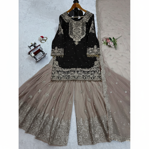 ชุดเดรสผ้าจอร์เจียเทียมสำหรับผู้หญิงชุดเดรสผ้าไหมประดับมุกและลูกไม้แฟนซีและงานเรียงตามลำดับ - Product Image 2