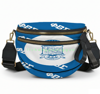 Sac bandoulière Sigma Gamma Rho Sorority, design élégant avec lettres grecques, sac banane unisexe, sac bandoulière de voyage en plein air