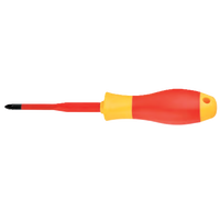 Tournevis isolé VDE VDS-10 à lame fine pour vis Pozidriv, outils mobiles de réparation pour ordinateur portable, bricolage, embout fin
