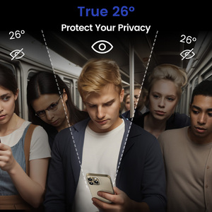 ฟิล์มกระจกกันรอยนิรภัยแบบป้องกันรอยนิ้วมือ 2.5D คุณภาพสูง พร้อมถาดติดตั้ง สำหรับ 14 Pro Max 16plus <span class=keywords><strong>18</strong></span> Pro Max - Product Image 4