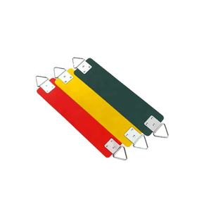 Accessoires de balançoire d'extérieur : Sangle de balançoire en caoutchouc flexible avec anneau de fixation triangulaire chromé pour chambre, parc, cour, hôtel, école - Product Image 4