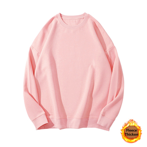 Sudadera con capucha de cuello de alta calidad para hombre, talla grande, informal, versátil, más felpa gruesa para invierno, punto de Color sólido al por mayor - Product Image 4