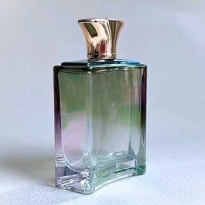 Di lusso 50ml bottiglia di profumo piatta quadrata di vetro elegante e vuota di cristallo di riempimento Roll-on pompa spruzzatore Top Box per uso diffusore - Product Image 4