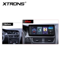 Autoradio Android 12,3 pouces pour Audi A4/A5 Système multimédia LHD/RHD 4+64 Go Snapdragon 662 Écran 2K Nano-texture CE-XTRONS