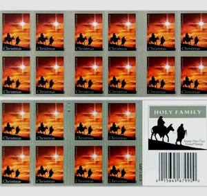 Timbres-poste américains <span class=keywords><strong>de</strong></span> première classe, autocollants <span class=keywords><strong>de</strong></span> timbres-poste éternels, timbres-poste <span class=keywords><strong>de</strong></span> Noël, autocollants, pack <span class=keywords><strong>de</strong></span> timbres américains pour collection - Product Image 2