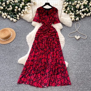 Vestidos Casuales Bordados de Primavera 2026 para Mujer con Cintura Natural, Estilo Romántico - Product Image 1