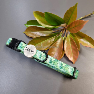 ปลอกคอสัตว์เลี้ยงแบบปรับได้สำหรับสุนัขดีไซน์เนอร์ปลอกคอฝึกสุนัขแบบนุ่มทำจากโพลีเอสเตอร์ออกแบบลายโลโก้ได้ตามต้องการ - Product Image 6