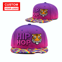 Casquette Snapback Ujoy personnalisable en coton, non structurée, à visière plate, pour le surf et les activités de plein air, vente en gros