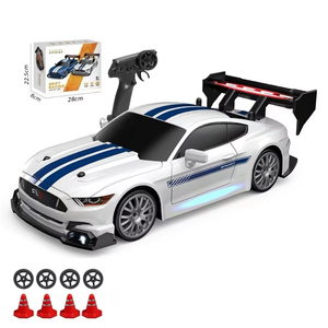 Zhorya 1/24 2.4GHz 전자 고속 4륜 스포츠 모델 레이싱 <span class=keywords><strong>RC</strong></span> 차량 장난감 원격 제어 자동차 합금 드리프트 <span class=keywords><strong>RC</strong></span>카 - Product Image 1