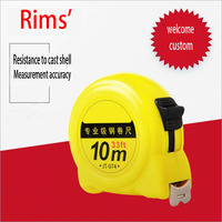 Ruban à mesurer professionnel personnalisé avec boîtier rigide en ABS caoutchouté 3m 5m 7,5m 8m 10m