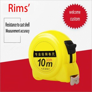 Ruban à mesurer professionnel personnalisé avec boîtier rigide en ABS caoutchouté 3m 5m 7,5m <span class=keywords><strong>8m</strong></span> 10m - Product Image 4