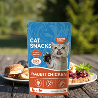 Nourriture humide pour chats, 85g, sans additifs, lapin et poulet, qualité supérieure, santé des articulations, santé digestive