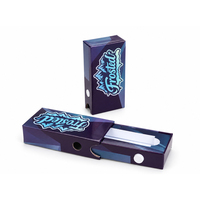 Boîte d'emballage coulissante carrée en papier recyclable avec logo personnalisé, boîte cadeau rigide en carton gris premium pour bijoux et électronique