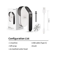 Mini dissolvant de peluches électrique Rechargeable à affichage LED, nettoyeur de vêtements en laine, rasoir de tissu à 6 lames