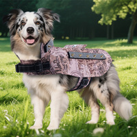 Gilet tactique isolé et résistant aux morsures pour chien, veste réfléchissante réglable avec poignée pour grands chiens, entraînement en extérieur