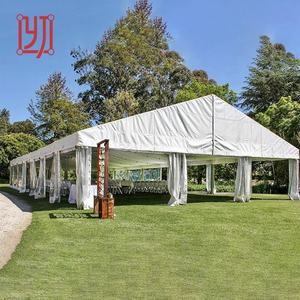 Tente de réception d'occasion à prix abordable pour l'hiver, avec structure en aluminium et bâche en PVC, 10m x 12m, avec porte coulissante - Product Image 6