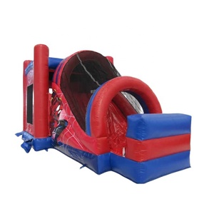 Barato Mini inflable blanco Casa de rebote niños cumpleaños patio trasero diversión inflable gorila Spiderman para fiesta Alquiler de negocios - Product Image 2