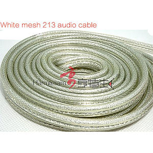 <span class=keywords><strong>Cable</strong></span> <span class=keywords><strong>de</strong></span> cobre completo para coche. Red tejida blanca. <span class=keywords><strong>Cable</strong></span> <span class=keywords><strong>de</strong></span> señal para modificación <span class=keywords><strong>de</strong></span> <span class=keywords><strong>amplificador</strong></span> <span class=keywords><strong>de</strong></span> subwoofer <span class=keywords><strong>de</strong></span> coche. RCA-213 4,5 M - Product Image 4