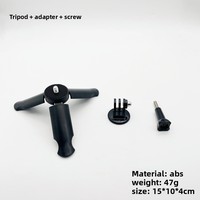 Petit trépied de bureau portable pour caméra d'action, support de caméra compact pour vlogging et streaming