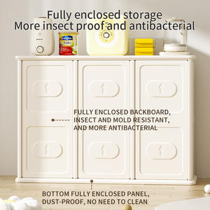 Table d'alimentation pour bébé en plastique meubles boîte étagères tiroirs pour enfants <span class=keywords><strong>jouet</strong></span> rack organisateur étagère de rangement bus enfants armoires - Product Image 3