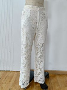 <span class=keywords><strong>Pantalon</strong></span> droit élégant et <span class=keywords><strong>chic</strong></span> en dentelle blanche pour <span class=keywords><strong>femme</strong></span>, taille XS, pour l'été, <span class=keywords><strong>tenue</strong></span> <span class=keywords><strong>de</strong></span> <span class=keywords><strong>soirée</strong></span> écologique, coupe skinny, effet délavé - Product Image 5
