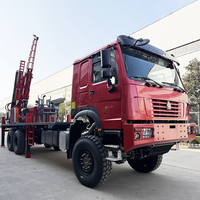 Plateforme de forage à noyau haute performance 6x6 équipée d'un treuil de 20 kN et d'une capacité de corde de 1000 mètres