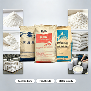 Agent anti-couchage à faible dose Fermenté Meihua Xanthan E415 pour la production de produits de boulangerie, nouilles surgelées, saucisses, glaces et gelées - Product Image 1