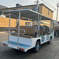 Populaire Mini-bus touristique électrique de luxe à 11 places, fermé, homologué pour la circulation routière, pour visites et excursions urbaines
