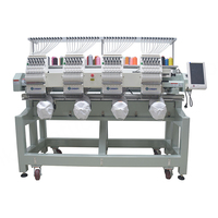 Machine à broder industrielle numérique à grande vitesse, 15/12 aiguilles, 4 têtes, informatisée, pour casquettes et chapeaux, prix fournisseur vérifié