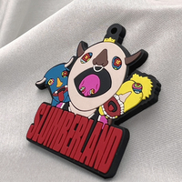 Parches Decorativos de PVC Personalizados de Alta Calidad con Diseño de Dibujos Animados, Emblemas de Goma Suave en 2D y 3D para Ropa y Mochilas