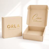 Maßgefertigte Cremeweiße Versandboxen mit Logos und Minimalistischem Stil Verpackungsboxen für Kleidungsverpackung und Transport