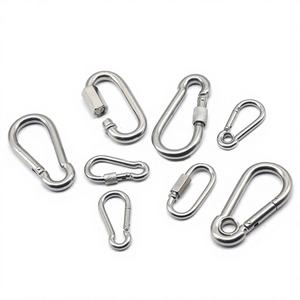 ห่วงสปริงสแตนเลสแบบกำหนดเองจากโรงงาน รุ่น <span class=keywords><strong>103</strong></span> ห่วงปีนเขาหลากหลายรุ่น ห่วงเชื่อมต่อรางวิ่ง - Product Image 1